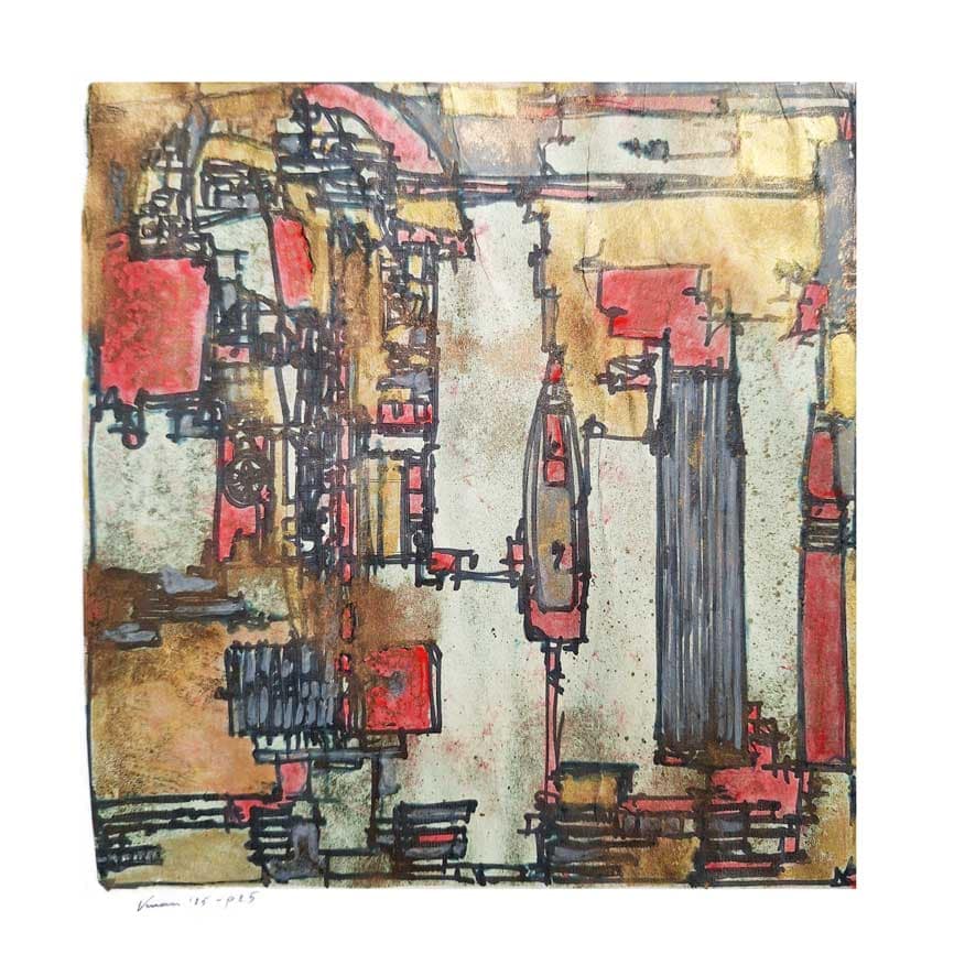 vmanai, kunst op papier, kunst, kunstenaar, P-serie