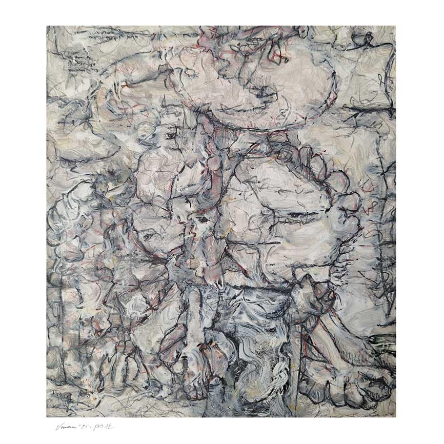 vmanai, kunst op papier, kunst, schilderkunst, P-serie