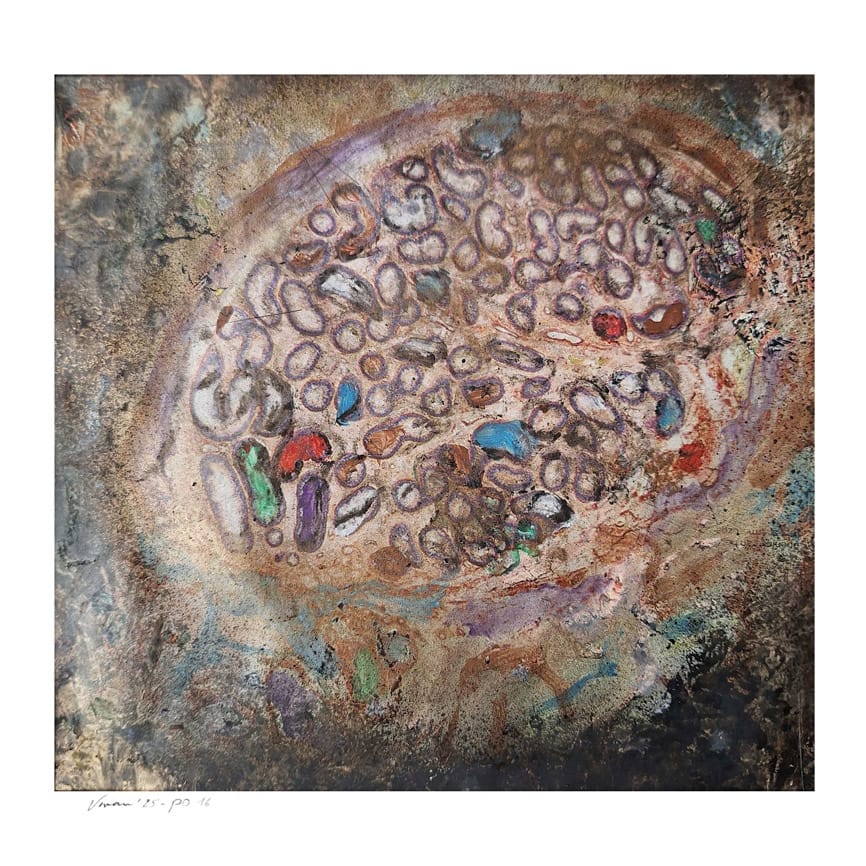 vmanai, kunst op papier, kunst, schilderkunst, P-serie