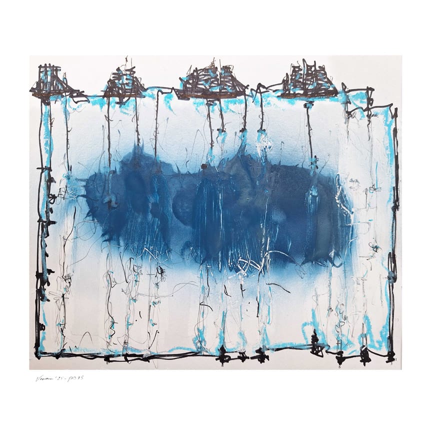 vmanai, kunst op papier, kunst, schilderkunst, P-serie